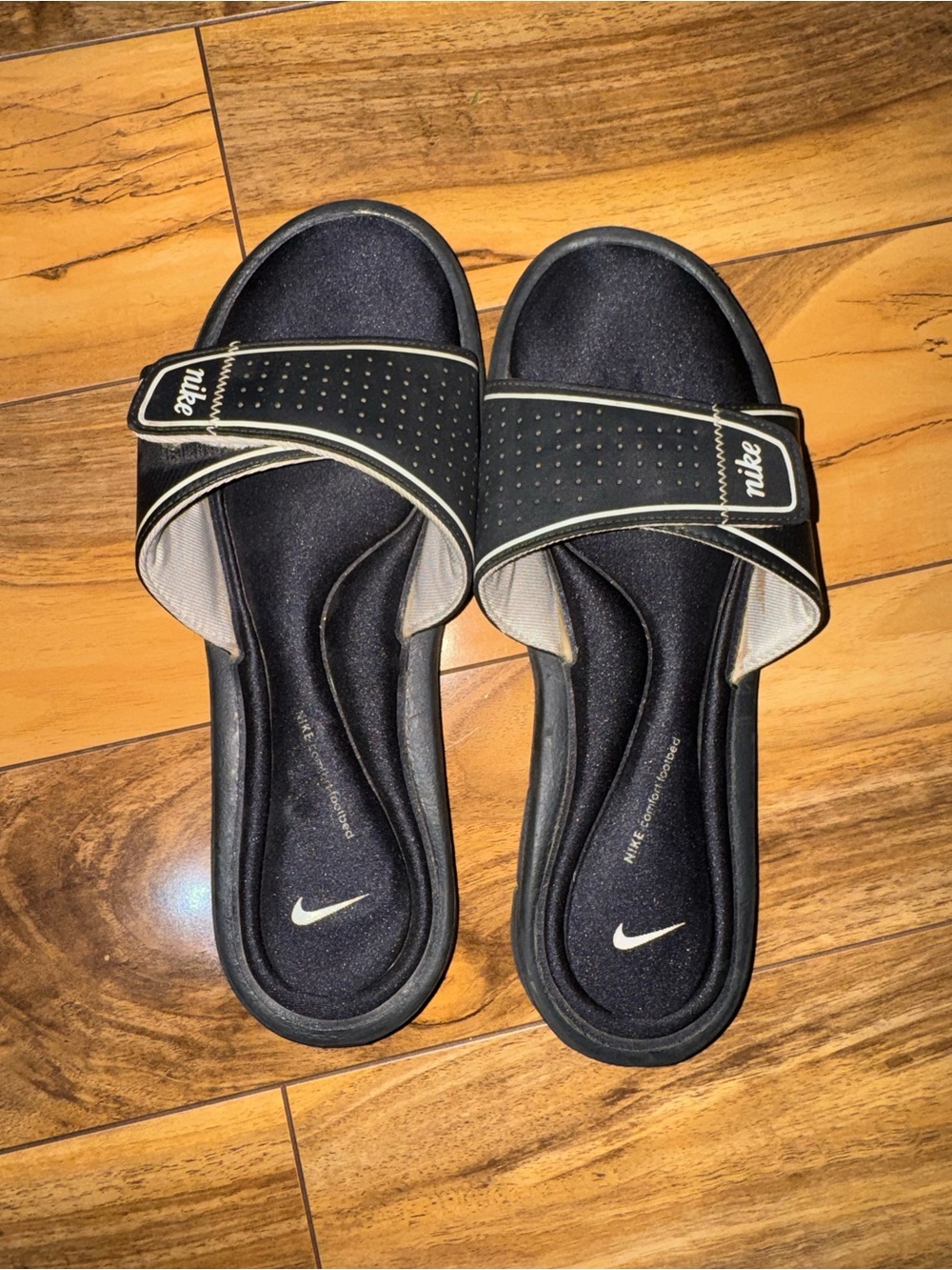 Nike Women's Black Slide Sandals